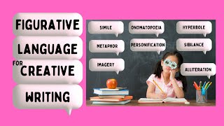 Figurative Language For Creative Writing similemetaphoronomatopoeiasibilancehyperboleimagery [upl. by Fedora640]