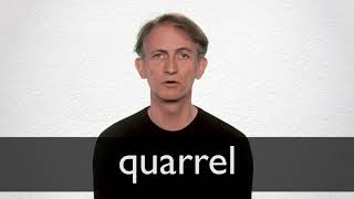 How to pronounce QUARREL in British English [upl. by Laughton]