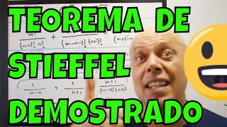 FÓRMULA DE STIFEL O Demostración Regla de Pascal Matemática Discreta  Número Binomial  FÁCIL [upl. by Nosiddam]