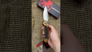 Microtech LUDT Gen III Drop Point Stonewash Titanium Clip Backspacer Tan M390MK [upl. by Aicenaj]