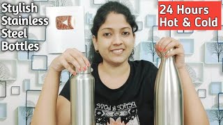 PEXPO STAINLESS STEEL BOTTLE UNBOXING AND REVIEW  Stainless Steel Bottle Review [upl. by Menis]