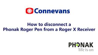 How to unlink a Phonak Roger Pen from a Phonak Roger X Receiver [upl. by Nissy]