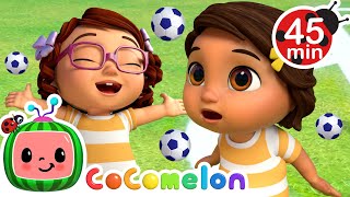 Ninas Super Soccer Song  More Ninas Familia  CoComelon Nursery Rhymes amp Songs [upl. by Nylirek]