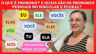 🌟VEM APRENDER EM DETALHES OS PRONOMES PESSOAIS DO CASO RETO E COMPLETAR AS FRASES Profª Nádja🌟 [upl. by Syck]