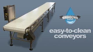 Easy To Clean Conveyor [upl. by Suirauqed]