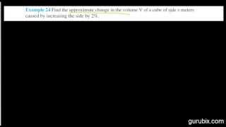 Hindi  Approximations Example 24  Application of Derivatives  Ch 6  CBSE Class 12th Math [upl. by Fernand]