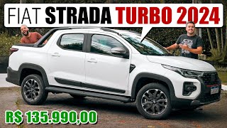 FIAT STRADA ULTRA TURBO 2024 tudo sobre a picape que quer ser melhor que a Montana [upl. by Enaek294]