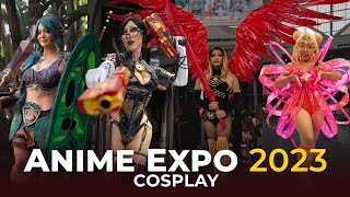 DJ REMIX Anime Expo 2023 Cosplay Music Video 4K HDR [upl. by Emalia]