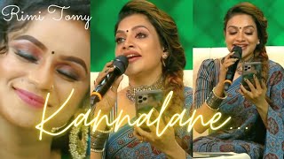 Rimi Tomy Singing Kannalane  AR Rahman  Ks Chithra  Bombay [upl. by Aerdma]