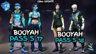 BOCORAN BOOYAH PASS SEASON 17 amp SEASON 18 FULL REVIEW BOOYAH PASS MEI amp JUNI 2024 TERBARU FREE FIRE [upl. by Imas414]