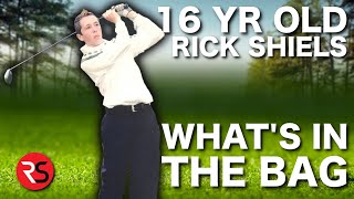 WHATS IN THE BAG  Rick Shiels 16 year old edition [upl. by Kelby786]