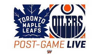 ARCHIVE  PostGame Coverage  Oilers vs Leafs [upl. by Inalawi363]