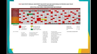 Download Kalender Pendidikan 2023  2024 PDF dan EXCEL [upl. by Sarson]