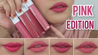 MAYBELLINE SUPERSTAY MATTE INK PINK EDITION [upl. by Kirstin]