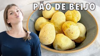 O melhor Pão de Queijo Vegano Pão de Beijo [upl. by Aissat]