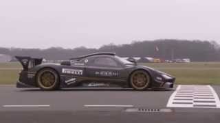 The Stig laps the Pagani Zonda R on Top Gear [upl. by Fawne939]