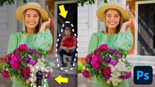 Remove Anything From a Photo in Photoshop [upl. by Itsrejk]