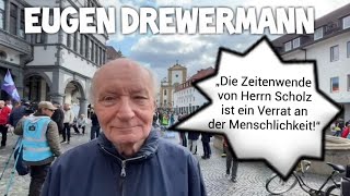 EUGEN DREWERMANN 🕊 „Die Zeitenwende von Herrn Scholz ist ein Verrat an der Menschlichkeit“ Interview [upl. by Jobyna]