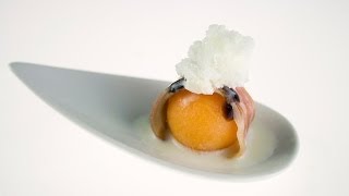 Molecular Gastronomy  Frozen Parmesan Foam Recipe [upl. by Asnarepse]