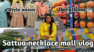 Sattva Necklace Mall Vlog 😍HaldiramStyle UnionDecathlon [upl. by Whitehurst]