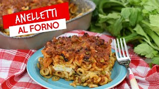 Anelletti al forno ricetta della pasta al forno siciliana [upl. by Eanert]