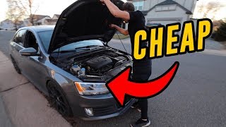 Changing Oil on a Volkswagen Jetta in 10 Minutes [upl. by Annaierb]