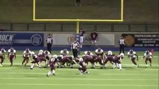 Midland Lee Kicker Nails Referee Ball Still Goes In [upl. by Rachelle39]