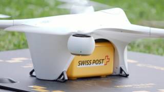 Swiss Posts Matternet drone delivers lab samples between hospitals [upl. by Siger200]