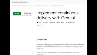 Implement continuous delivery with Gemini [upl. by Atterbury424]