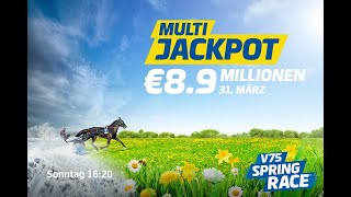 Ostersonntag mit V75 MultiJackpot [upl. by Enitselec]