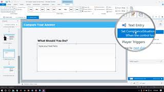 Using Variables to Let Learners Compare Text Answer to an Expert’s in Articulate Storyline 360 [upl. by Eirlav]