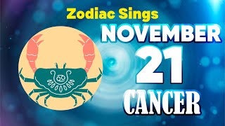 📢 BIG SURPRISING 😱 NEWS 💣 tarot Cancer ♋ Horoscope for today november 21 2023 🔮 horoscope Daily [upl. by Alard303]