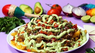 Meaty Carnitas Loaded Fries Recipe [upl. by Zilvia]