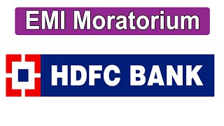 How to Apply Moratorium in HDFC Bank  Loan EMI Defer  Help in Tamil [upl. by Anicnarf885]