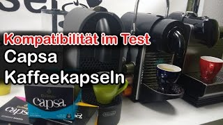 Dallmayr Capsa Kaffeekapseln in drei NespressoMaschinen im Test Kompatibilität [upl. by Notserc]