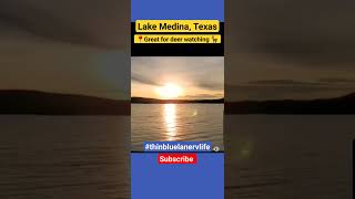 Experience The Beauty Of Lake Medina In Texas sunset [upl. by Ahsitaf3]