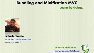 Bundling and Minification in ASP Net MVC Part 1 [upl. by Airdnassac]