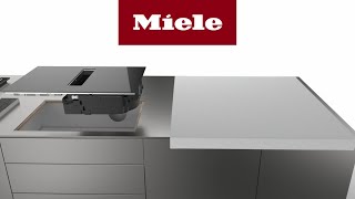 Induction hobs KMDA 7272  7473 FLU in recirculation mode  Installation I Miele [upl. by Sillihp]