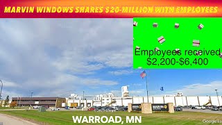 Marvin Windows Shares 20Million With Employees [upl. by Ober]