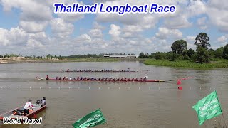 The amazing action at a Thailand Longboat Race 9 [upl. by Anyalram862]