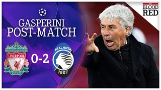 Biggest win in our history  Gian Piero Gasperini Press Conference  Liverpool 02 Atalanta [upl. by Ernie]