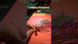 Lametta Streamer mit Spinnblatt angeln fishing diy [upl. by Cordeelia367]