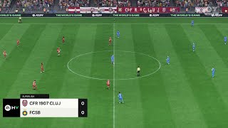 CFR Cluj vs FCSB 15092024 Superliga EA FC 24 [upl. by Renmus]