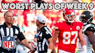 Worst Plays of Week 9  NFL [upl. by Wrand866]