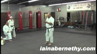 Practical Kata Bunkai Naihanchi Salutation and Opening Head Turns [upl. by Zednanref]