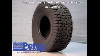 Carlisle Turf Saver Lawn Tractor Tire 20x8008 [upl. by Aneral]