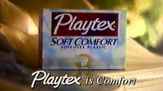 Playtex Soft Comfort Tampons Commercial 1997 [upl. by Adamec394]