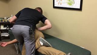 Gonstead Chiropractic San Diego Low Back Adjustment L5 [upl. by Mattland]