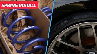 How to Install Lowering Springs BMW 3 Series [upl. by Alywt]