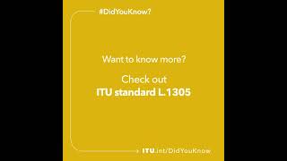 Did you know that ITU standards address data centre energy efficiency [upl. by Wilkison]